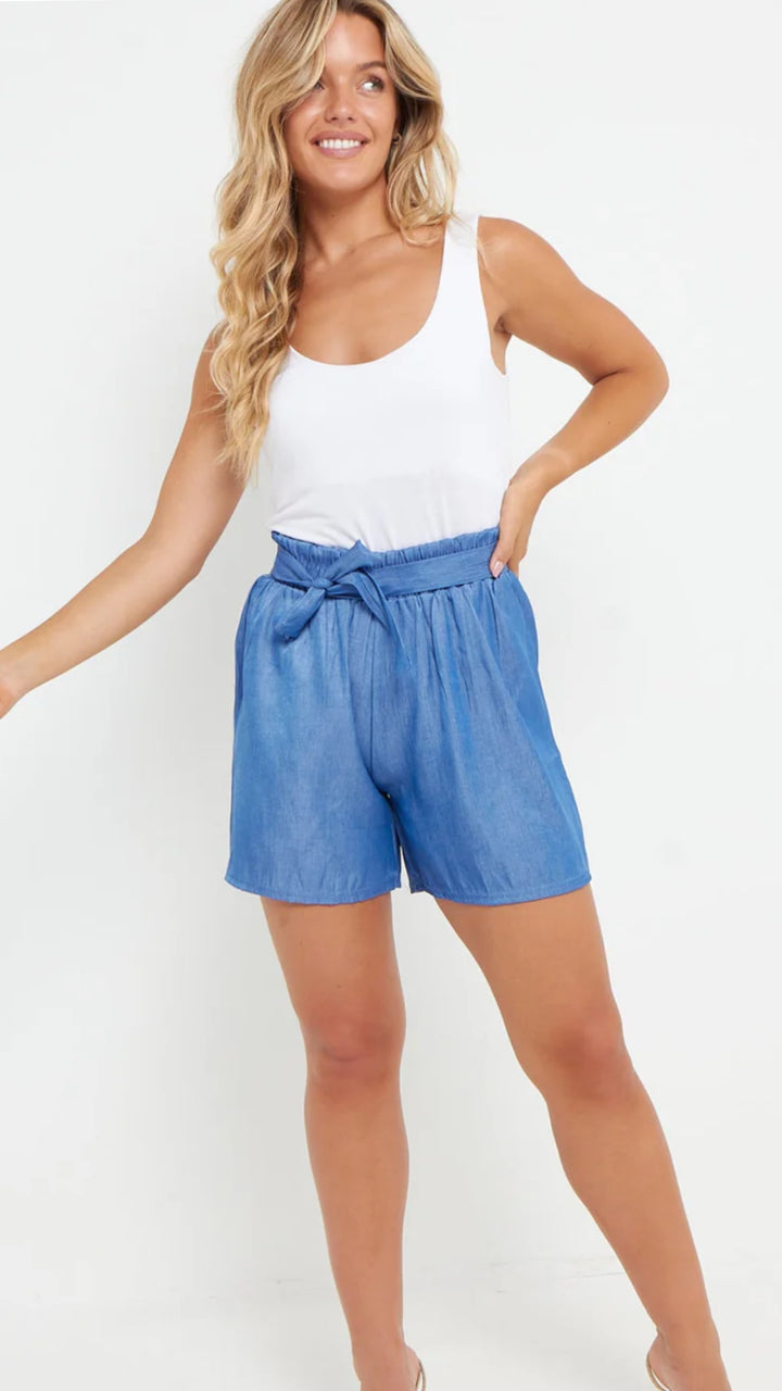 Ella Super Soft Straight Leg Denim Shorts