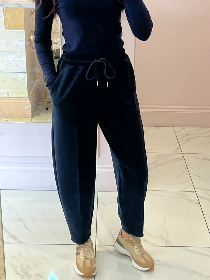 Evie Super Soft Seam Front Tapered Trousers