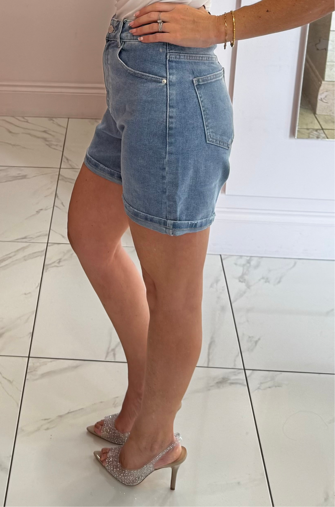 Ebony Denim Shorts