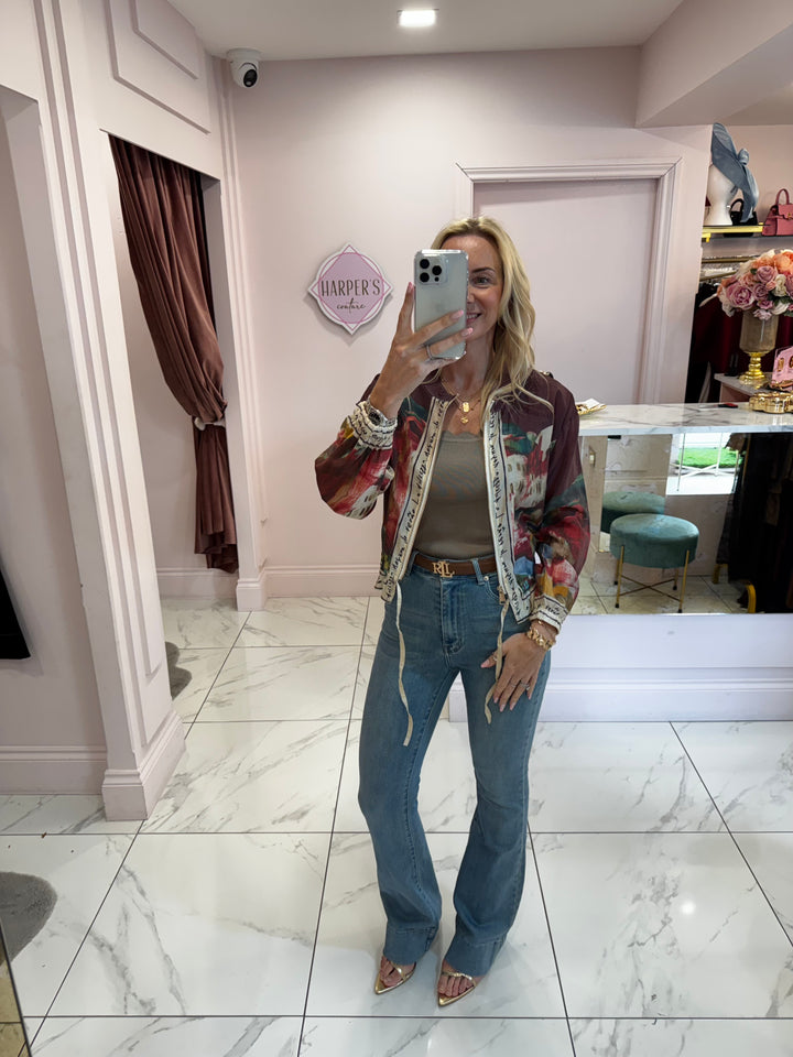 Rayla Burgundy Super Lightweight Jacket