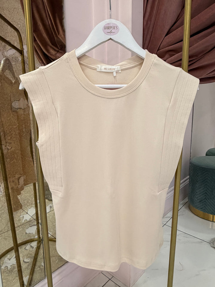 Nicole Round Neck Super Soft Short Sleeve Top