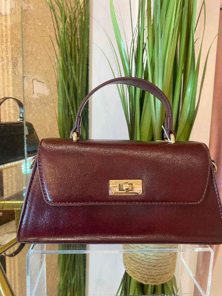 Cassey Bag With Gold Lock
