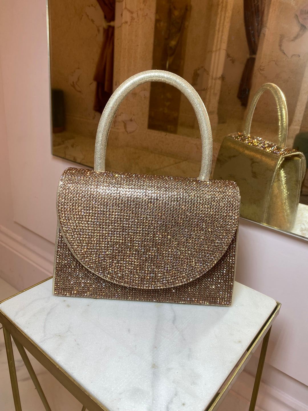 Ayla diamanté bag