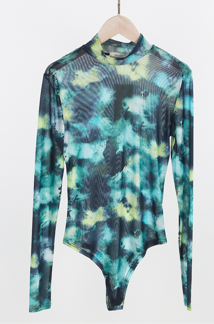 Mable Print Long Sleeve Bodysuit