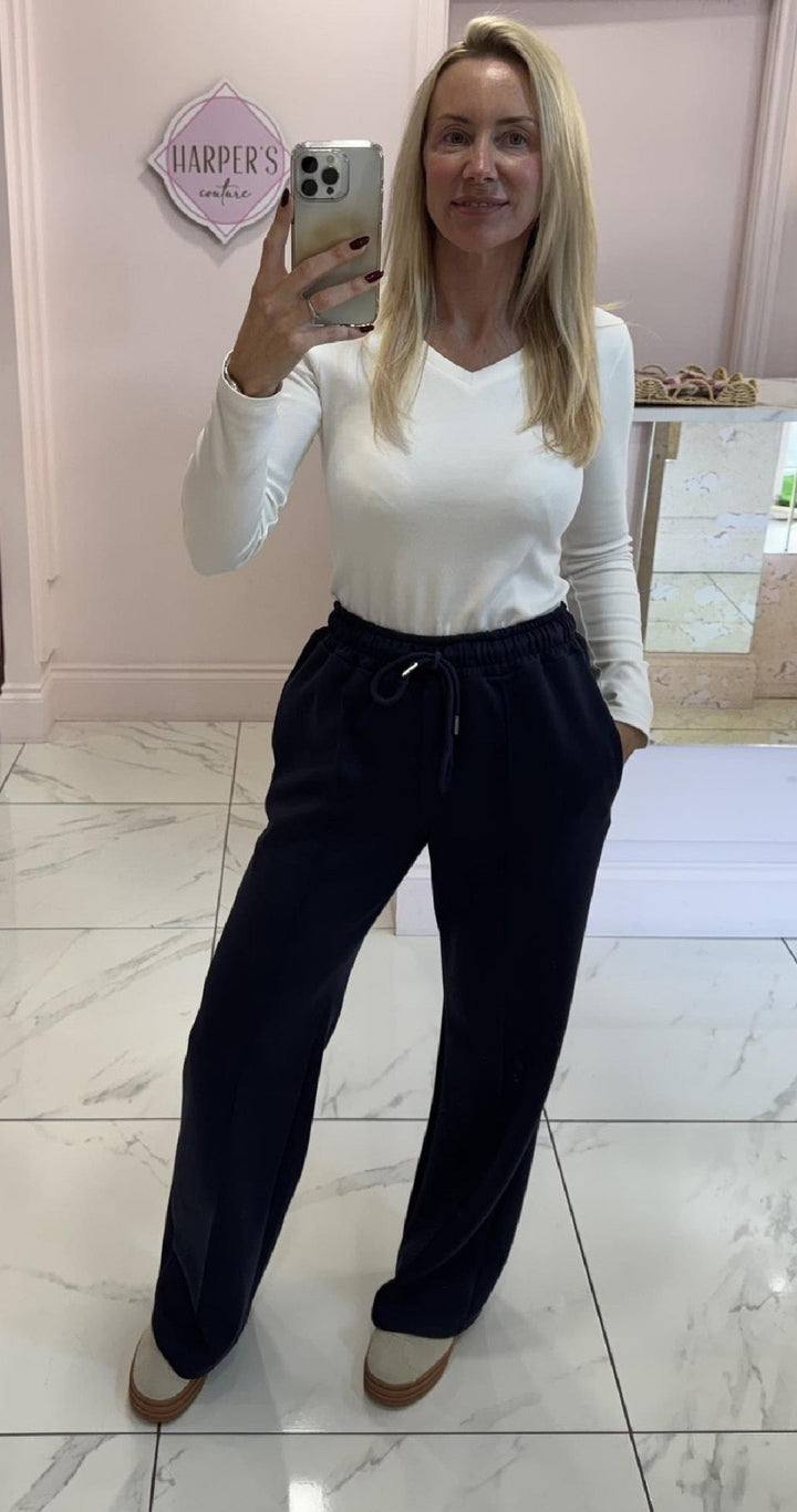 Alex Super Soft Seam Front Trousers