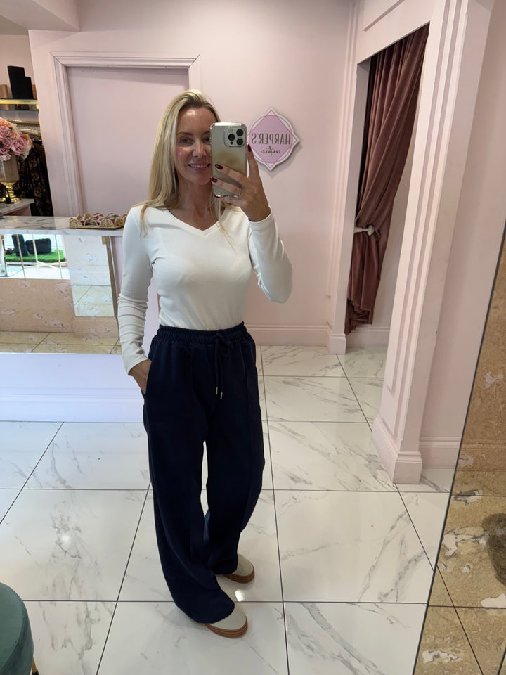 Suede Alex Super Soft Seam Front Trousers