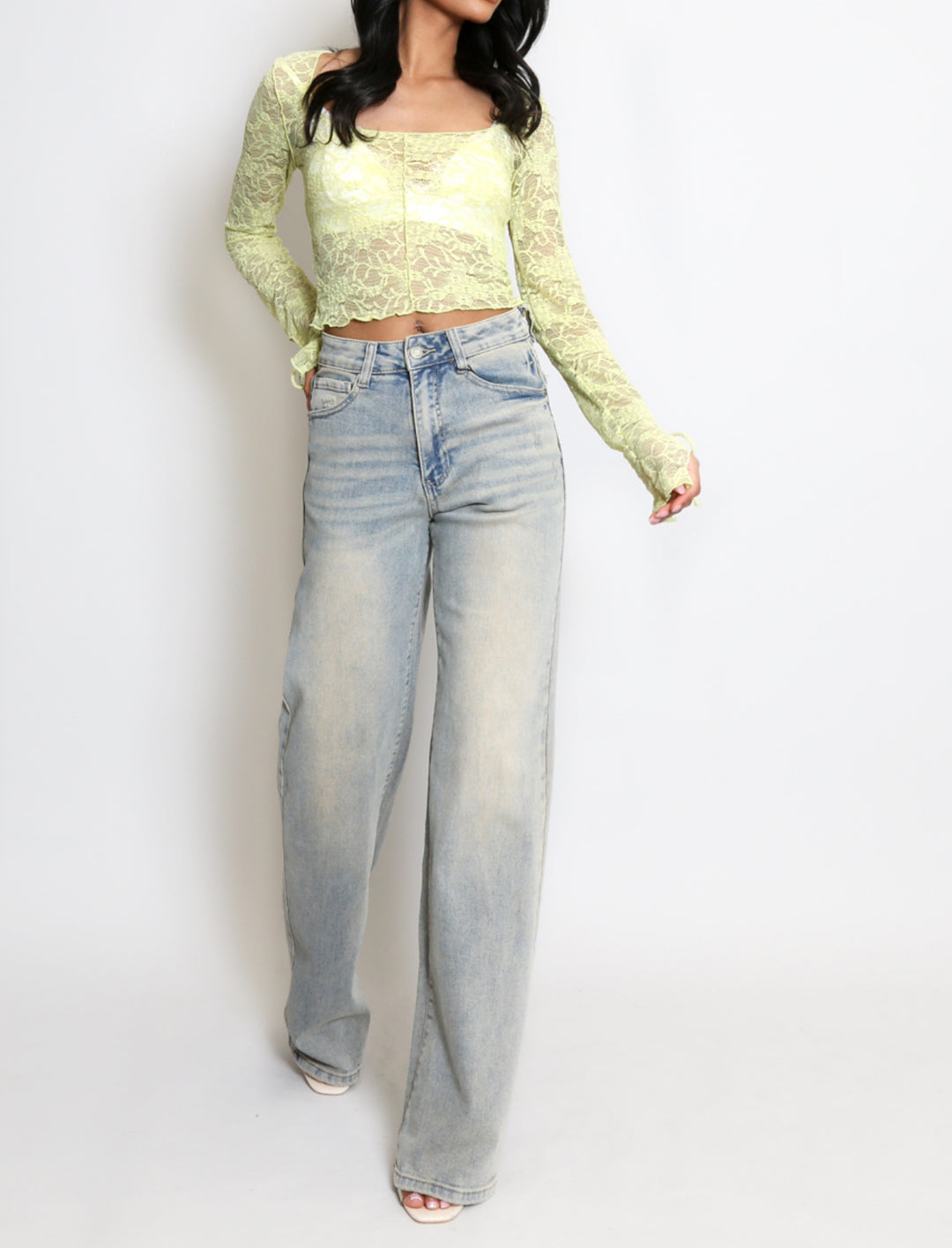 Zoe Wide Fit Extra Long Stretch Jeans