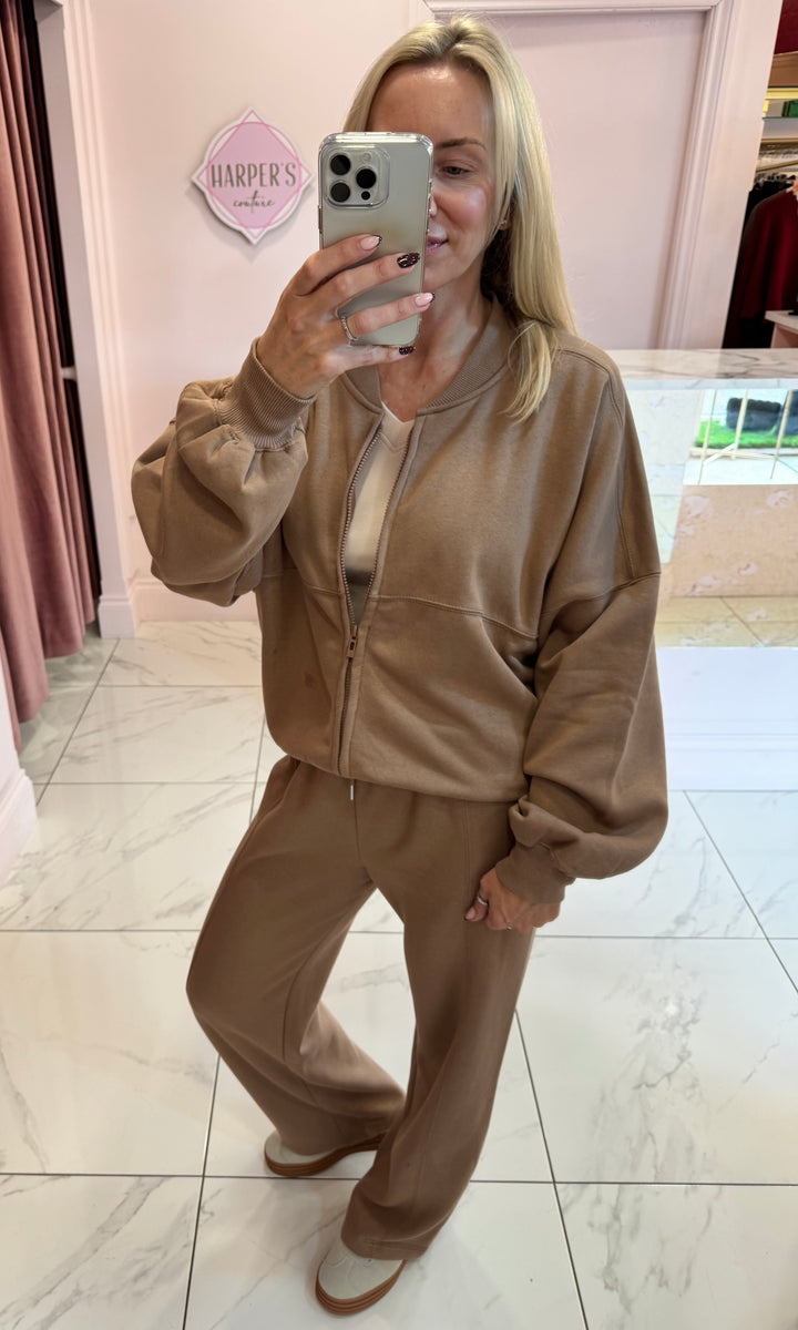 Milan Bomber Jacket & Trouser Lounge Set