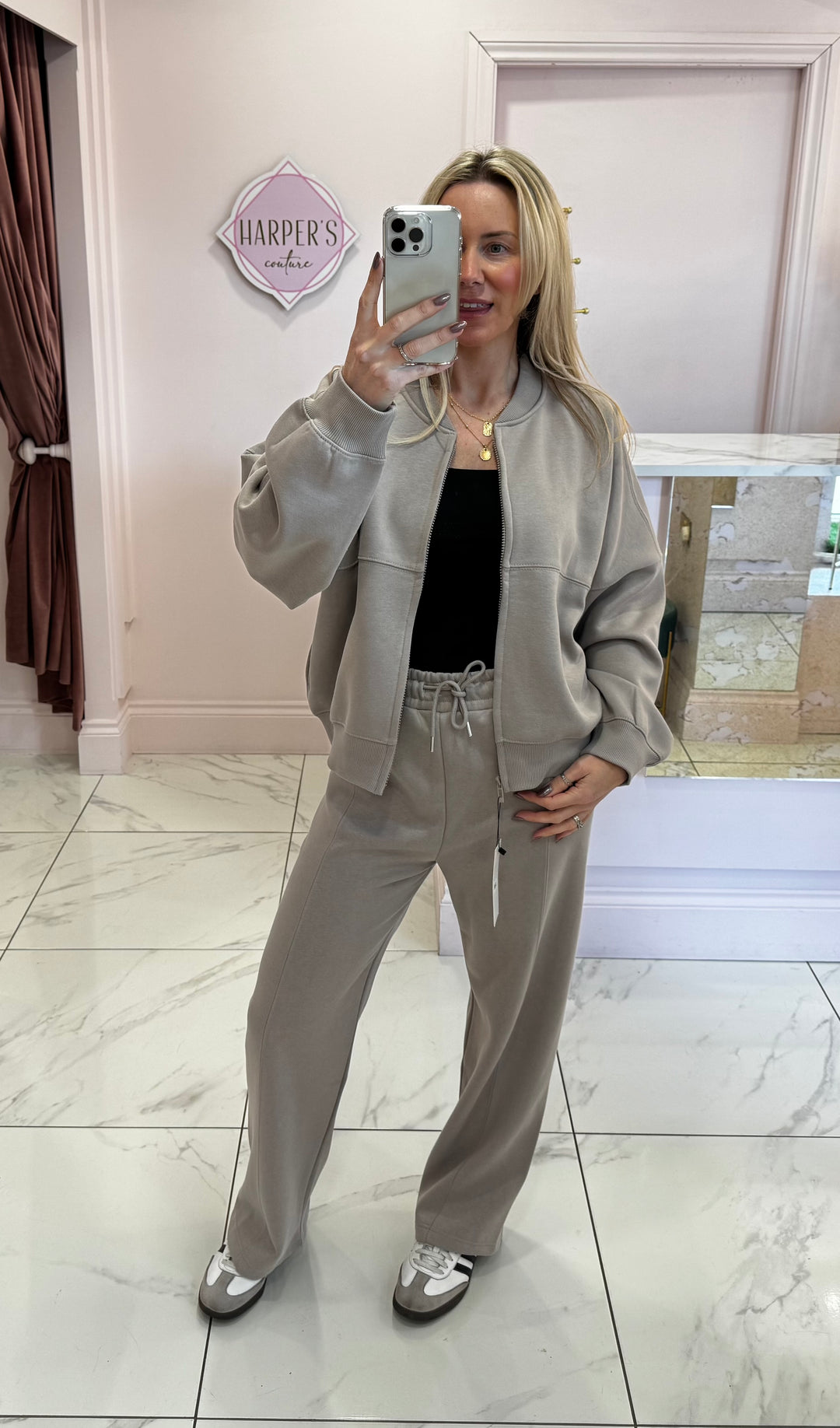 Milan Bomber Jacket & Trouser Lounge Set