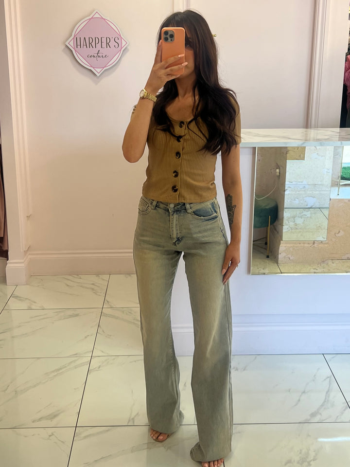 Zoe Wide Fit Extra Long Stretch Jeans