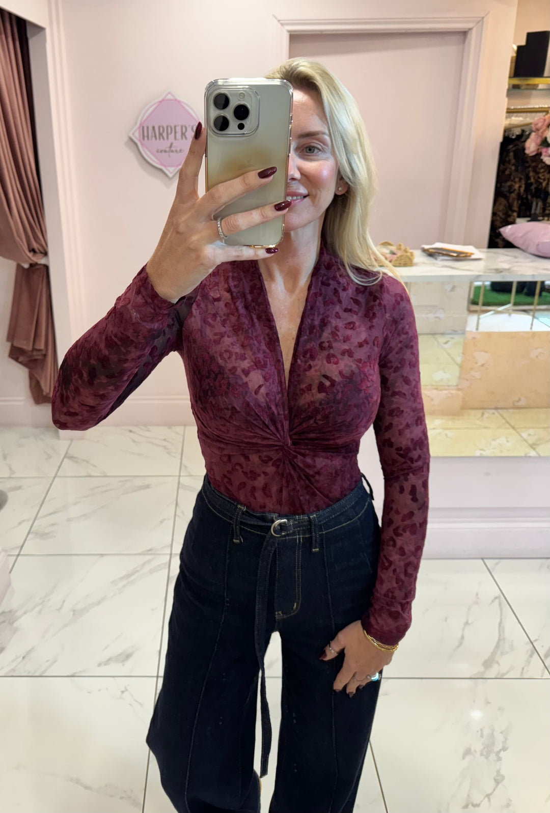 Amari Leopard Print Bodysuit