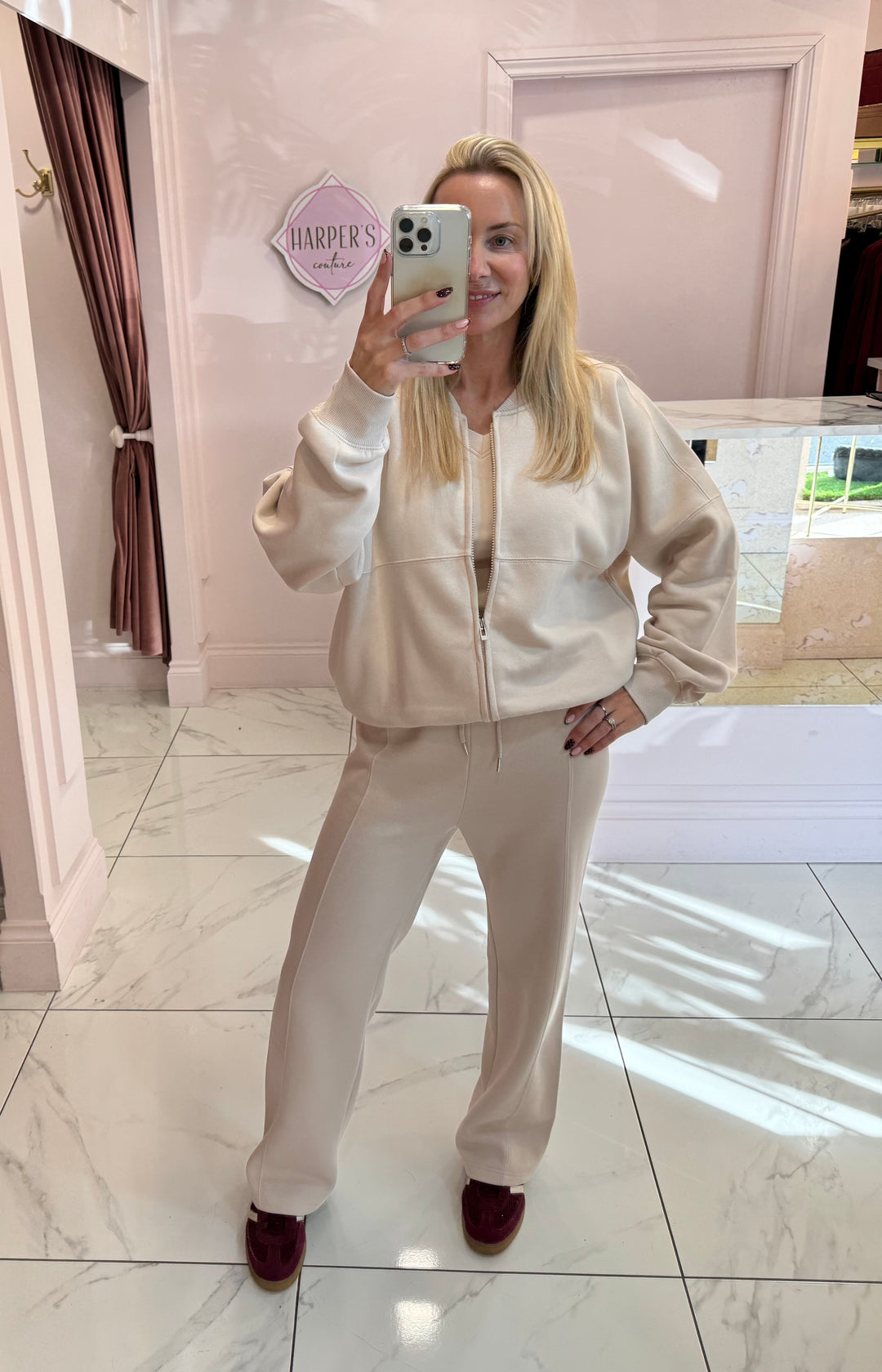Milan Bomber Jacket & Trouser Lounge Set