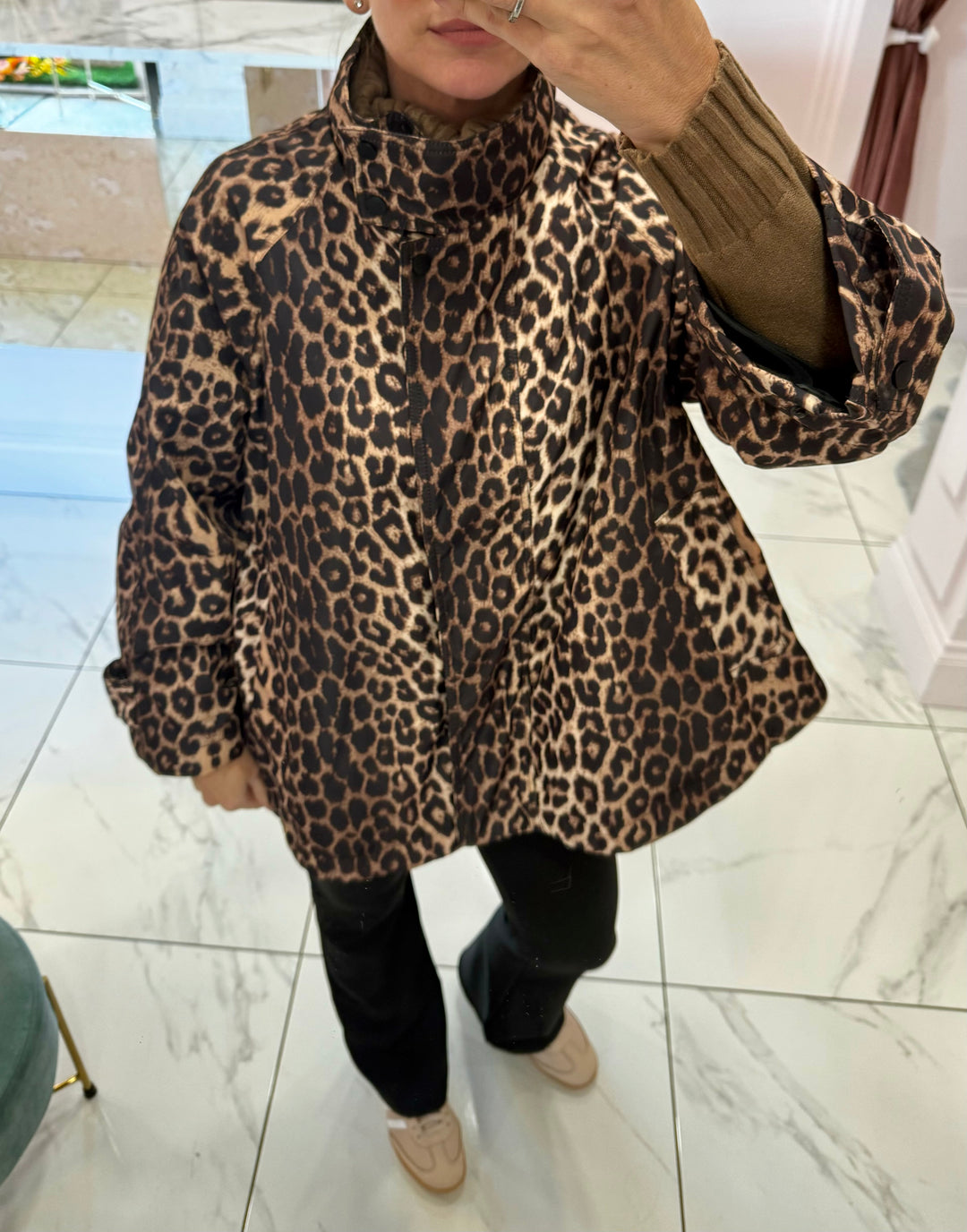 Livia Leopard Jacket Coat