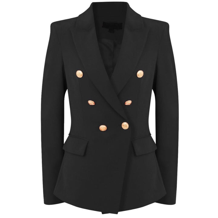 Alena Gold Button Inspired Blazer