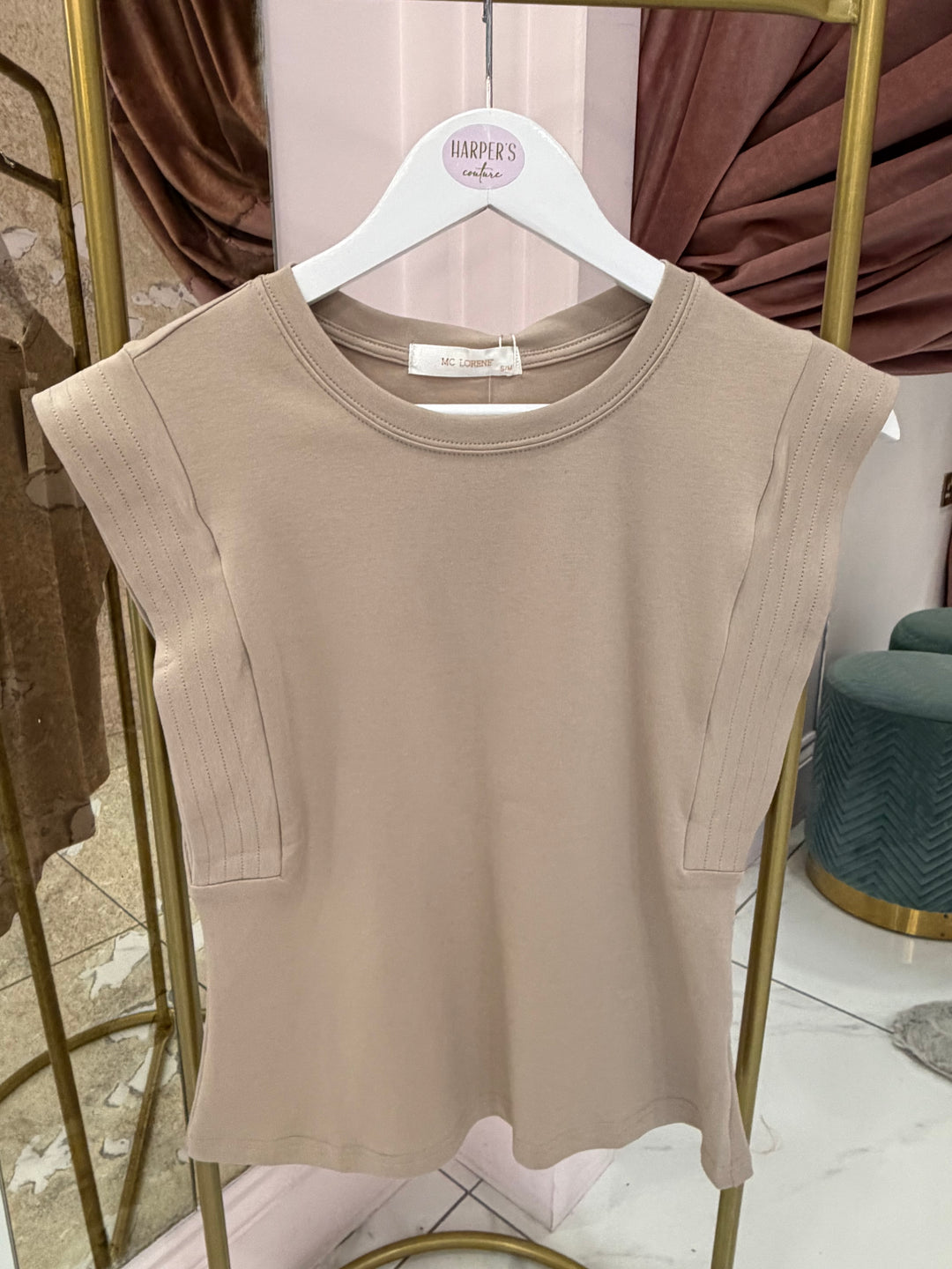 Nicole Round Neck Super Soft Short Sleeve Top