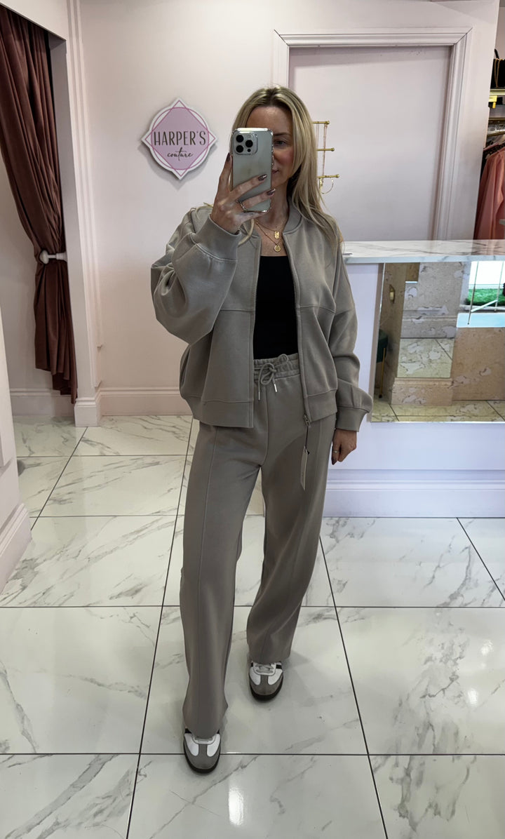 Milan Bomber Jacket & Trouser Lounge Set