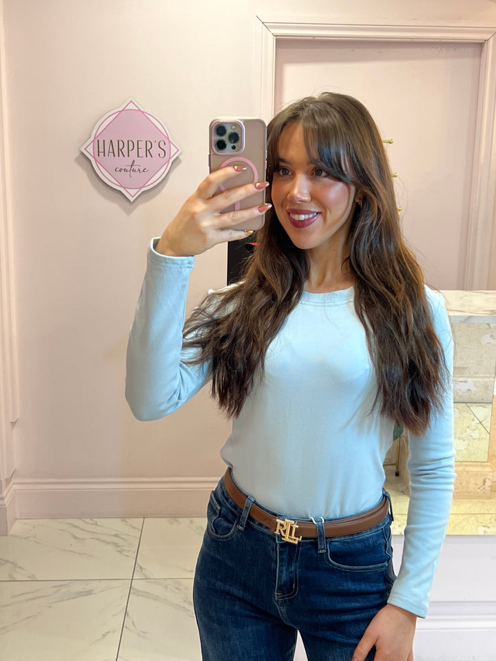 Trixie Round Neck Long Sleeve Top