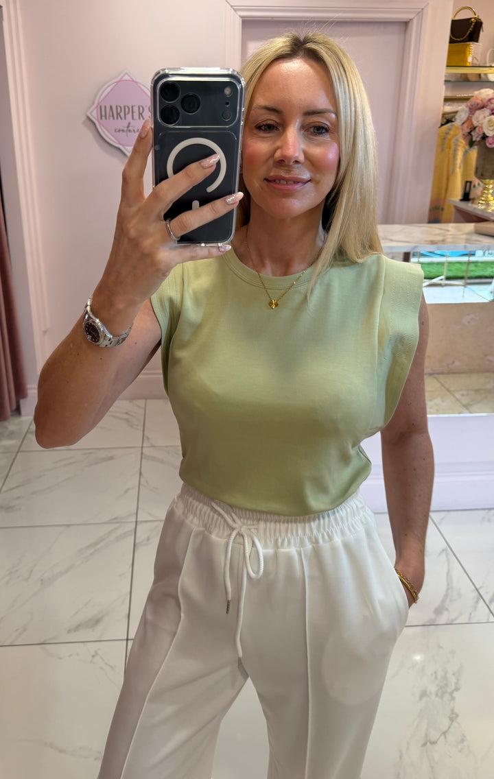 Nicole Round Neck Super Soft Short Sleeve Top