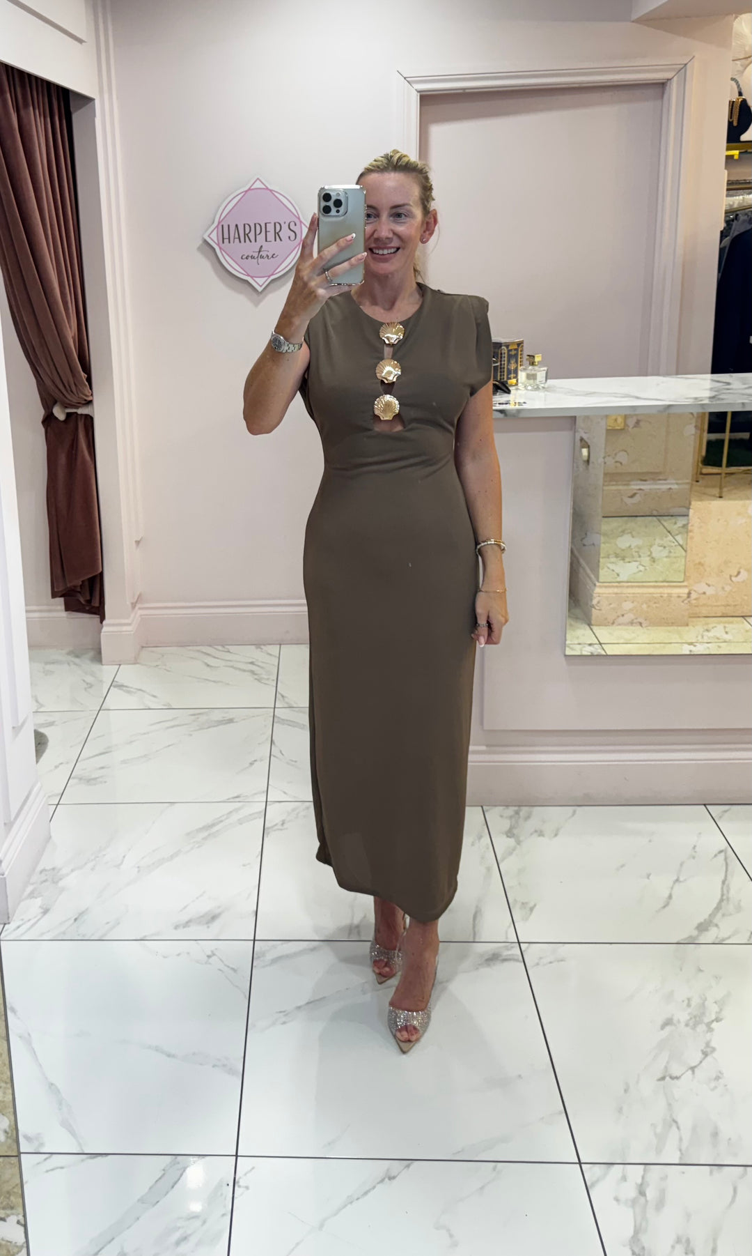 Melinda Shell Detail Dress