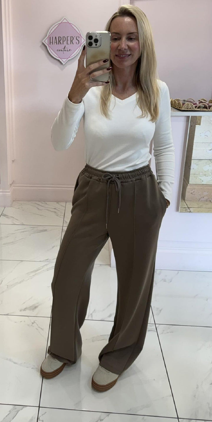 Alex Super Soft Seam Front Trousers