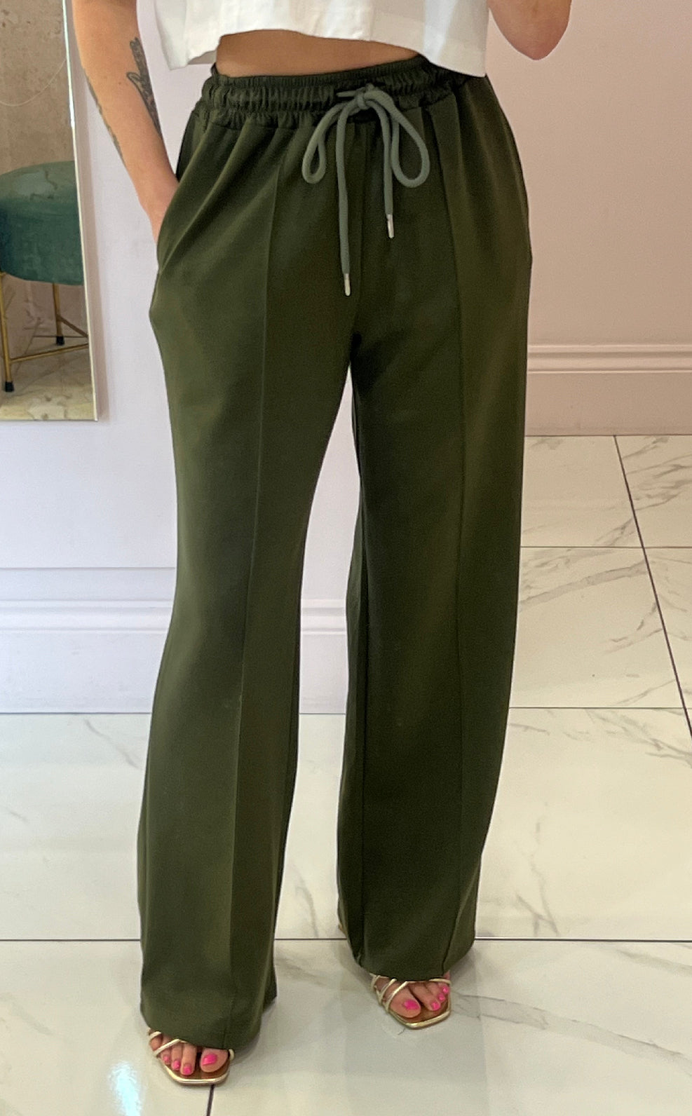 Alex Super Soft Seam Front Trousers