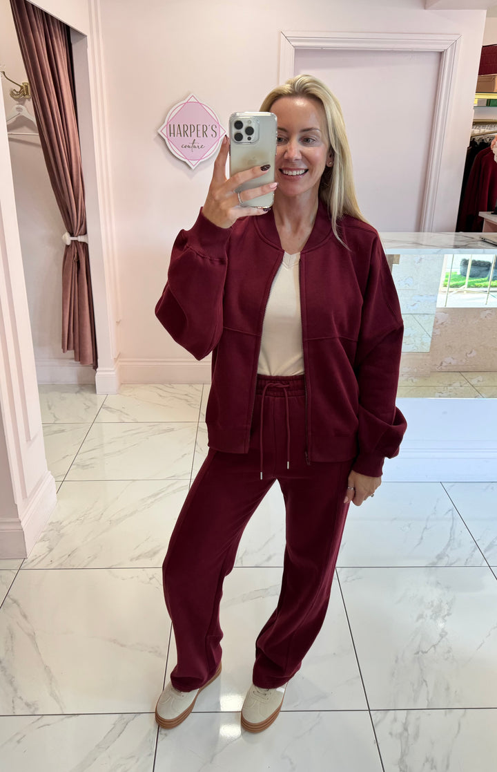 Milan Bomber Jacket & Trouser Lounge Set