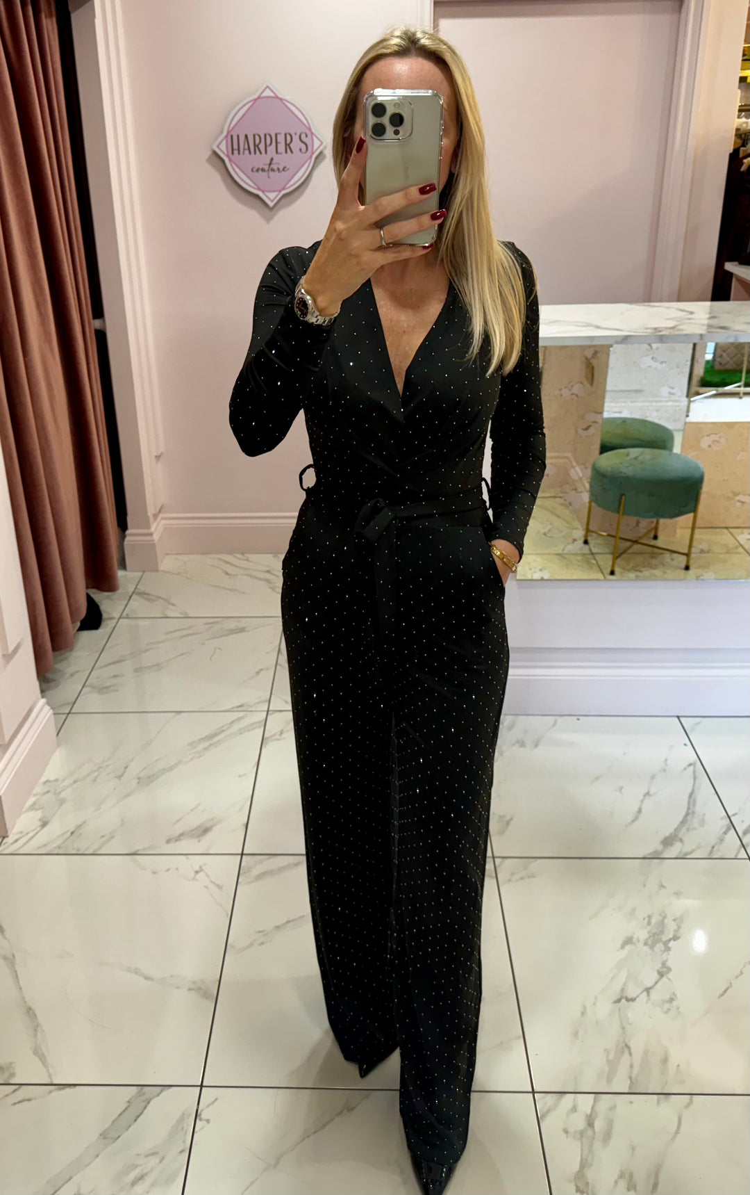 Mitzy Diamanté  Jumpsuit