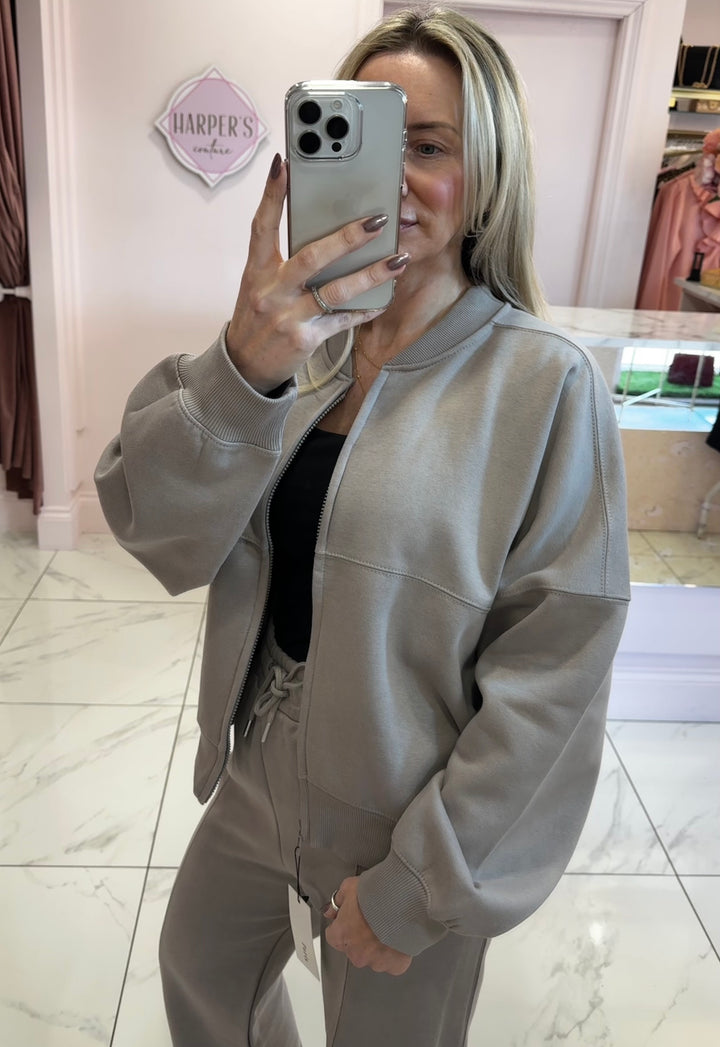 Milan Bomber Jacket & Trouser Lounge Set