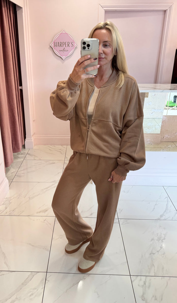 Milan Bomber Jacket & Trouser Lounge Set