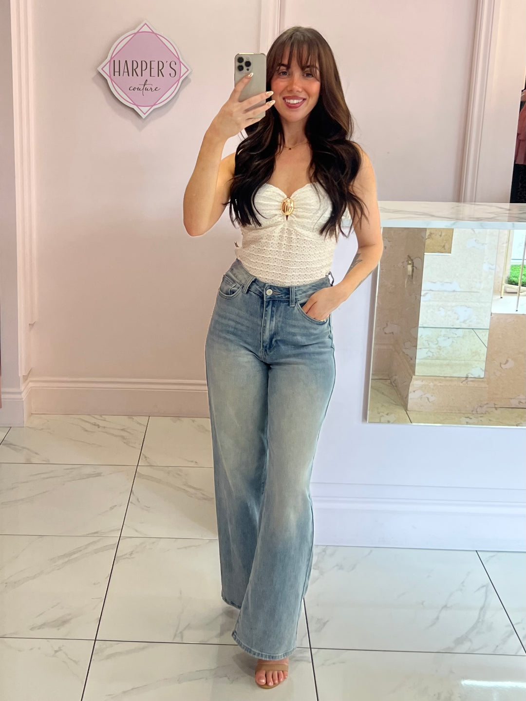Chloe Cream Ruffle Bodysuit