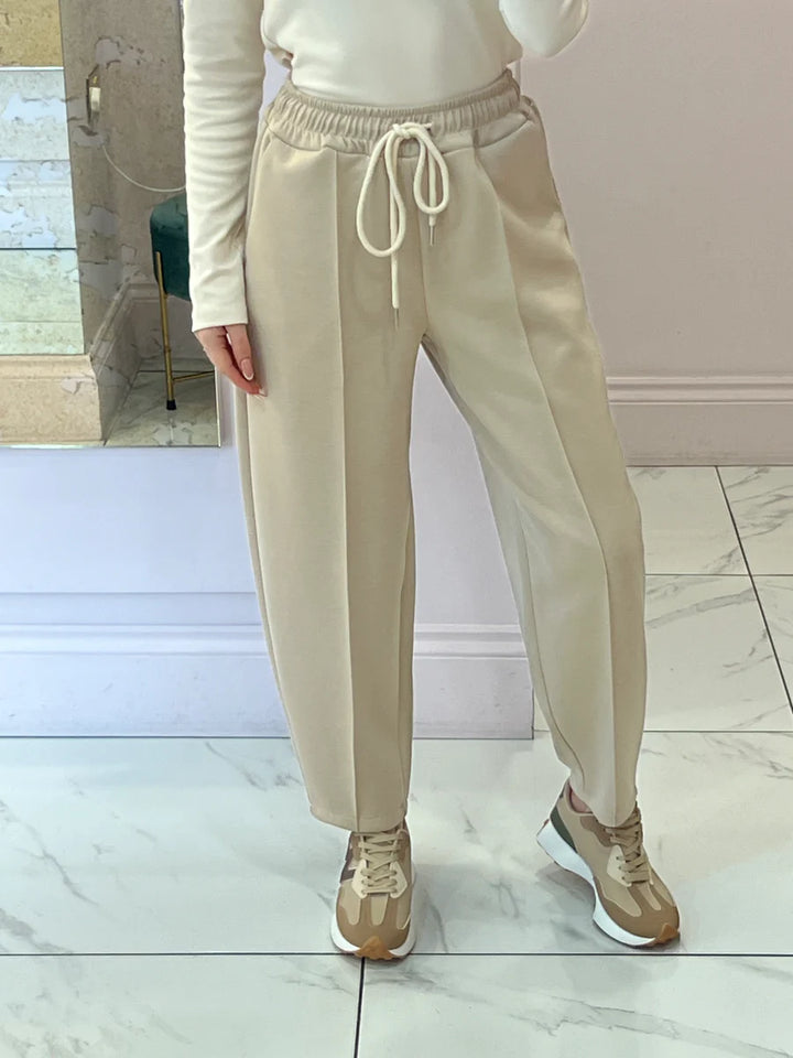 Evie Super Soft Seam Front Tapered Trousers