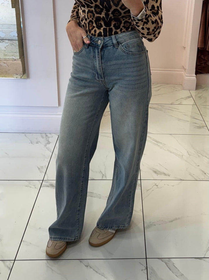 Miley Dad Fit Stretch Jeans