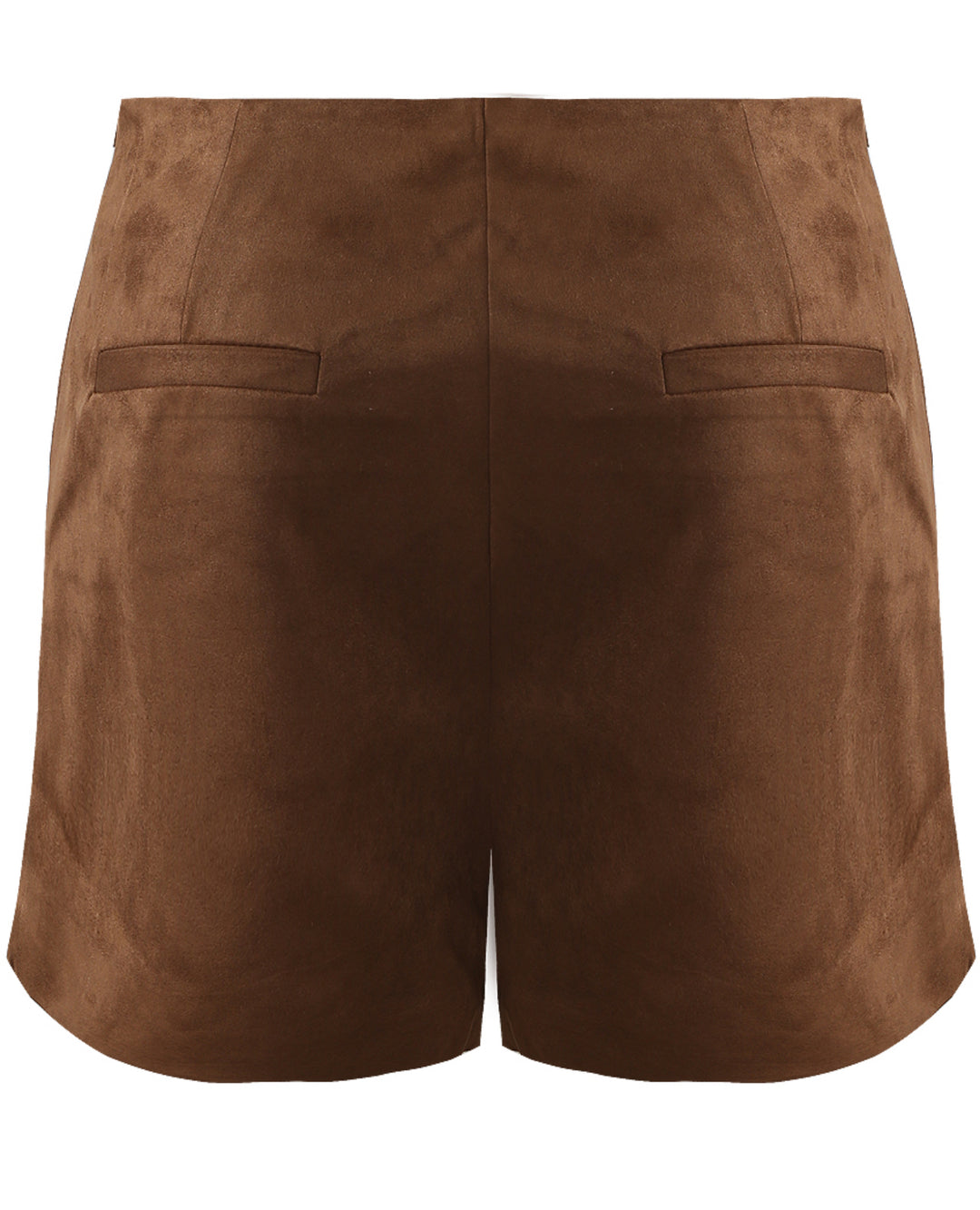 Casey Camel Wrap Faux Suede Skort on