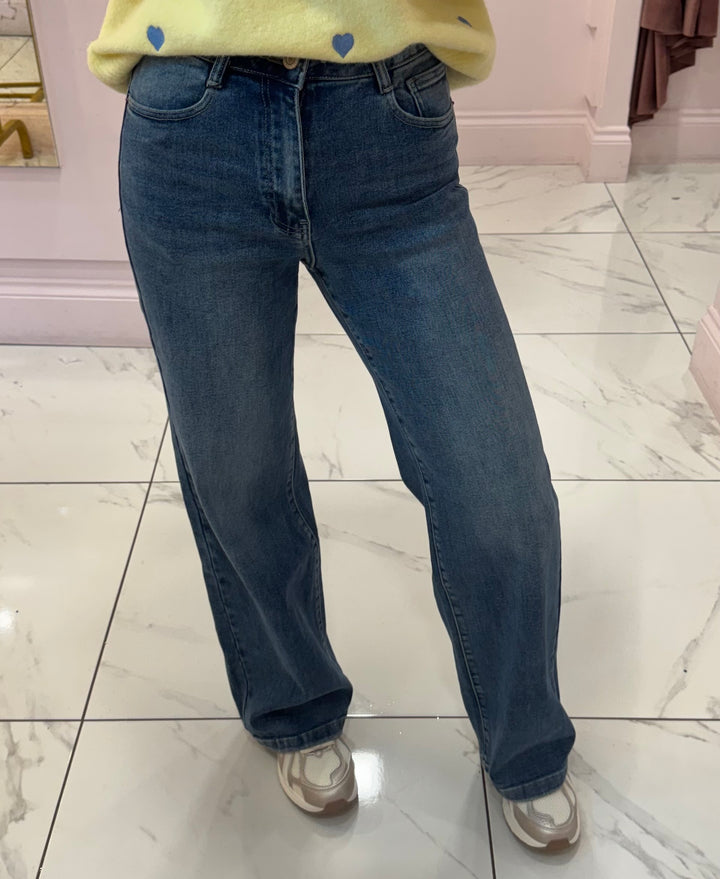 Ellie Dad Fit Stretch Jeans