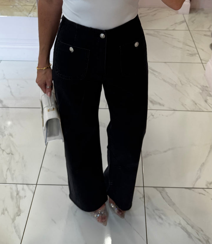Celeste Wide Leg Denim Jeans