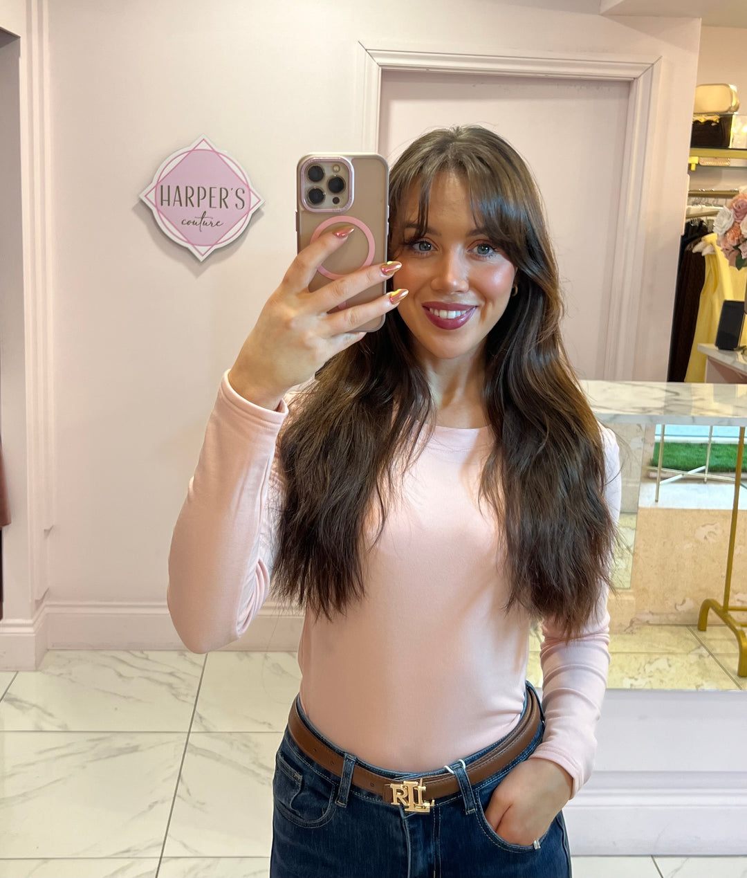 Trixie Round Neck Long Sleeve Top