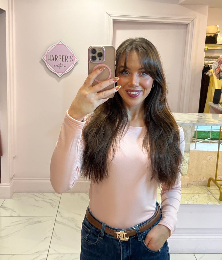 Trixie Round Neck Long Sleeve Top