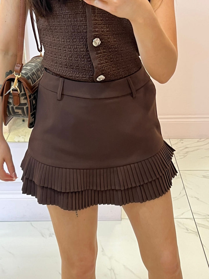 Jessie Pleated Detail Skort