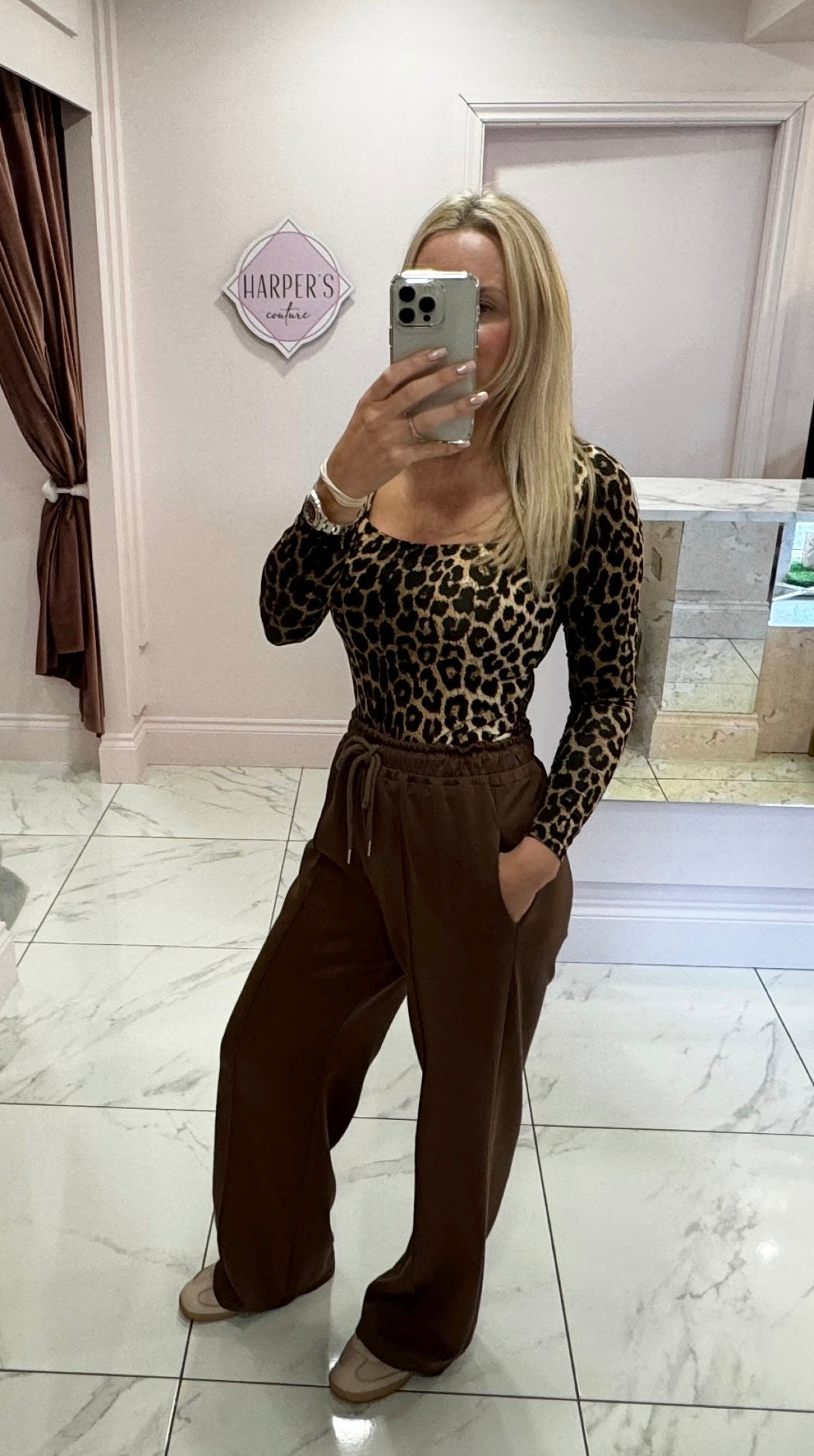 Alex Chocolate Brown Super Soft Seam Front Trousers