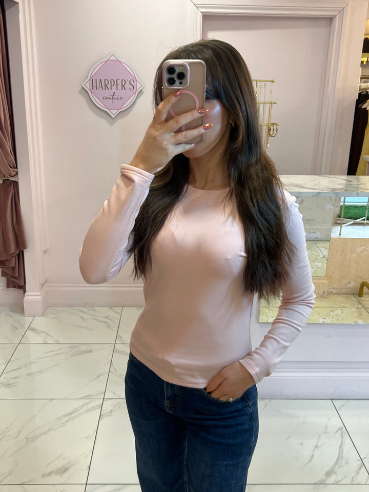 Trixie Round Neck Long Sleeve Top