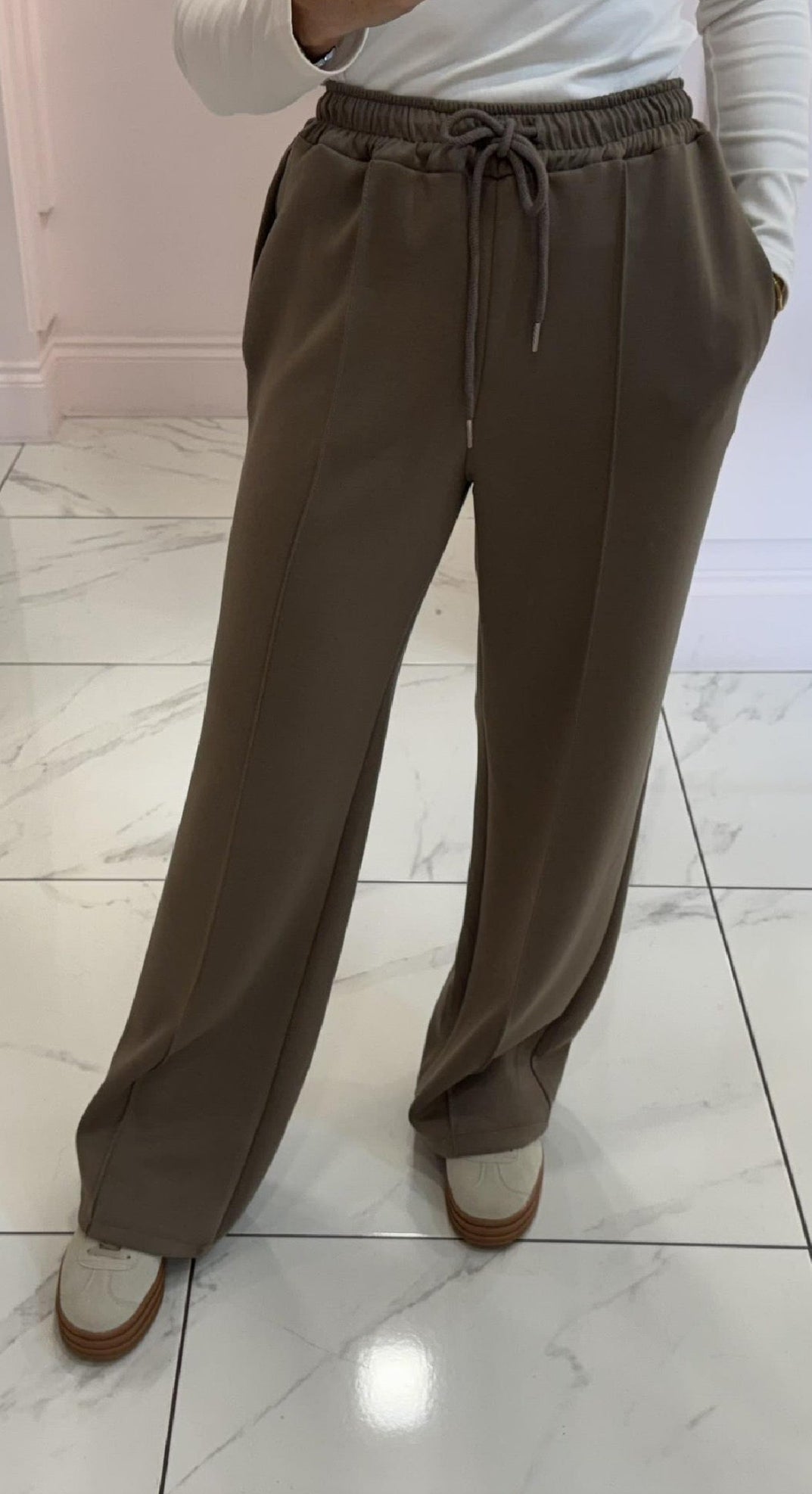 Alex Super Soft Seam Front Trousers