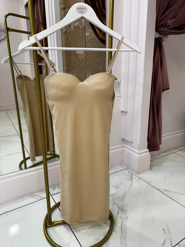 Slinky Shapewear Slip Dress