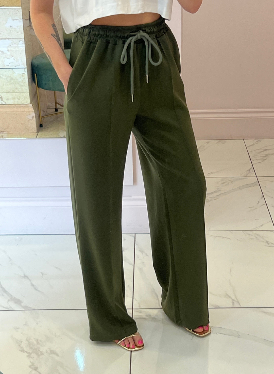 Alex Super Soft Seam Front Trousers