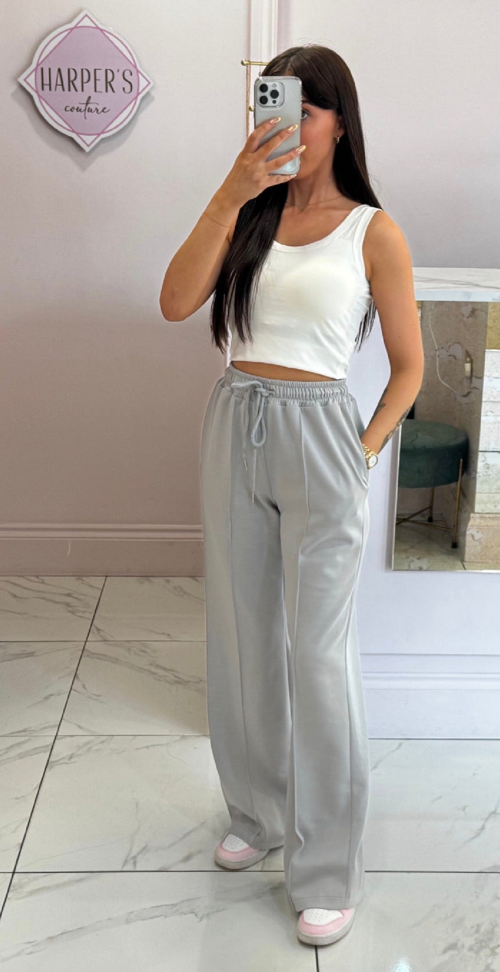 Alex Super Soft Seam Front Trousers