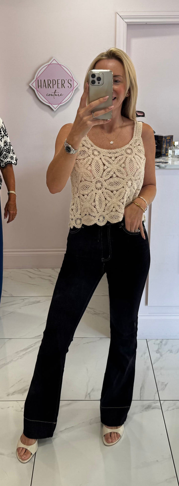 Belle Crochet  Top
