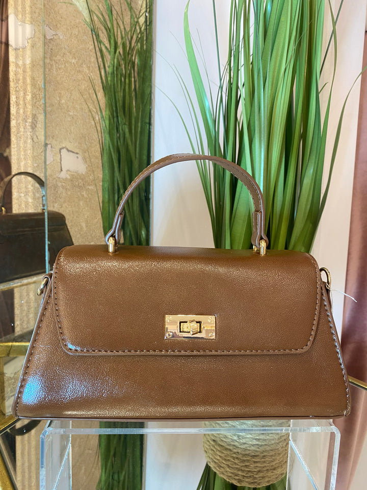 Cassey Bag With Gold Lock