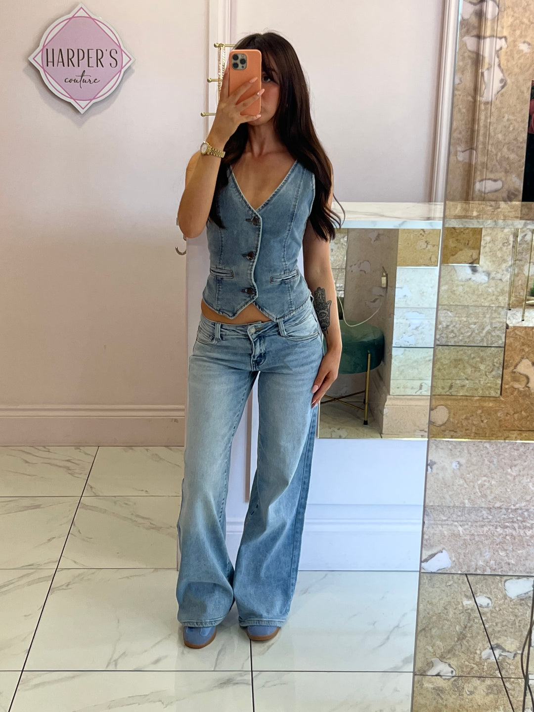 Harriet Low Waist Stretch Jeans