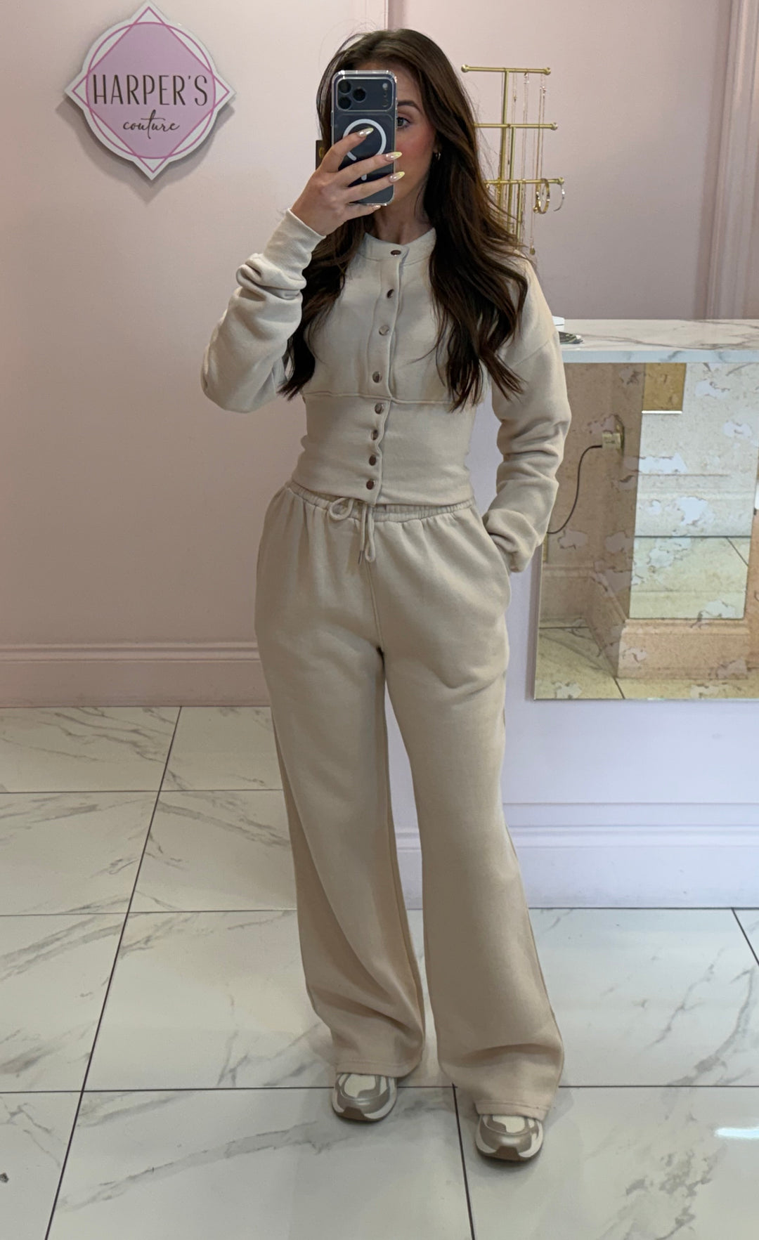 Lexi Waist Sinch Straight Leg Lounge Set