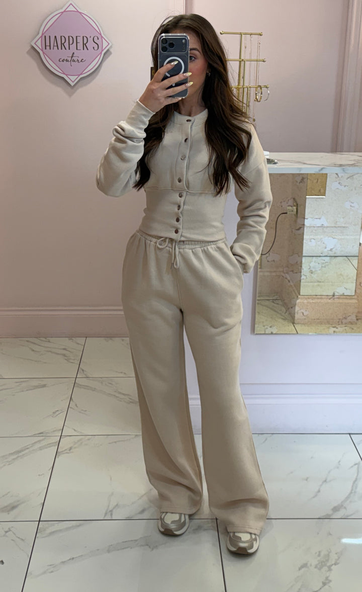 Lexi Waist Sinch Straight Leg Lounge Set