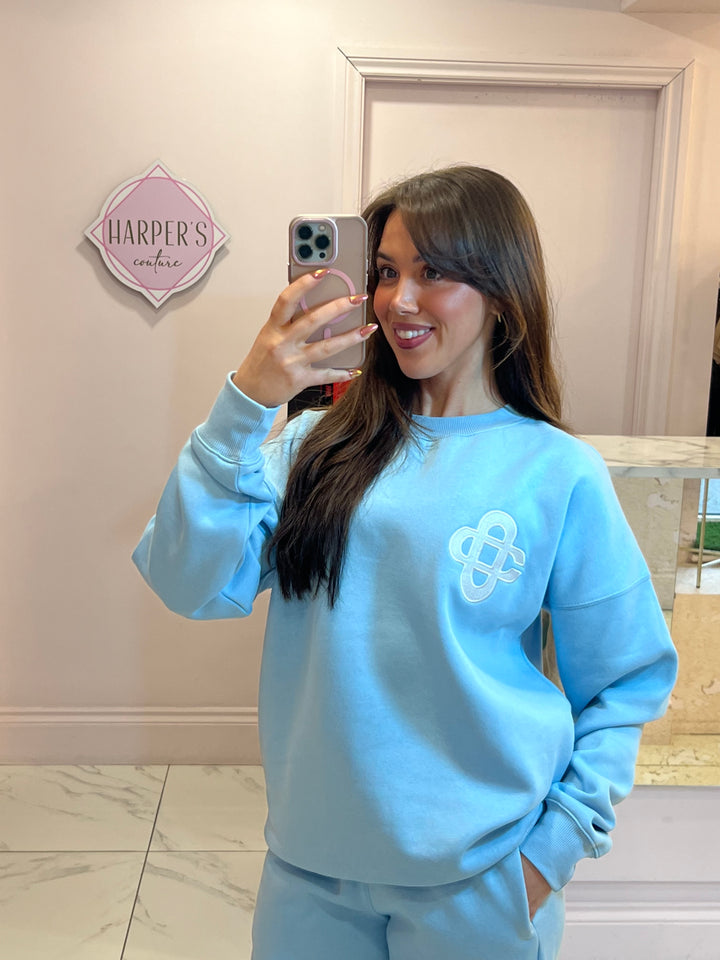 Darci Sweatshirt & Wide Leg Trouser Lounge Set